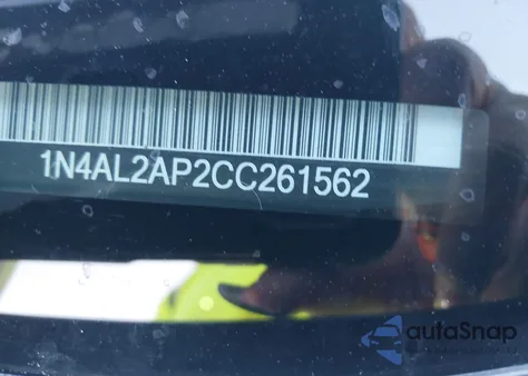 2012 Nissan Altima 2.5 из США, поврежденный, VIN 1N4AL2AP2CC261562